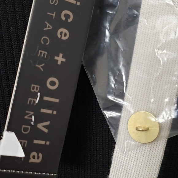 Alice + Olivia Alcina Rib-Knit Sweater Dress - Size XL - Picture 7 of 14